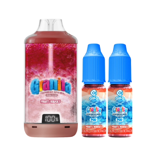 Pod BIG PUFF Fruits Rouges - GRANITA | Cigusto | Cigarette electronique, Eliquide