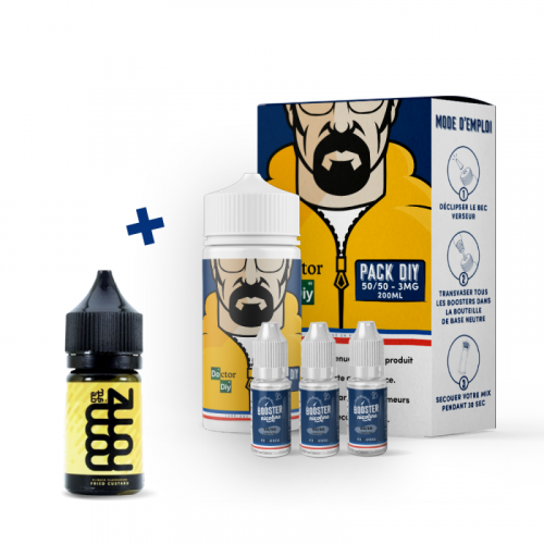 Pack DIY Fried Custard 230 ml 50/50 - Pack DIY| Cigusto | Cigusto | Cigarette electronique, Eliquide