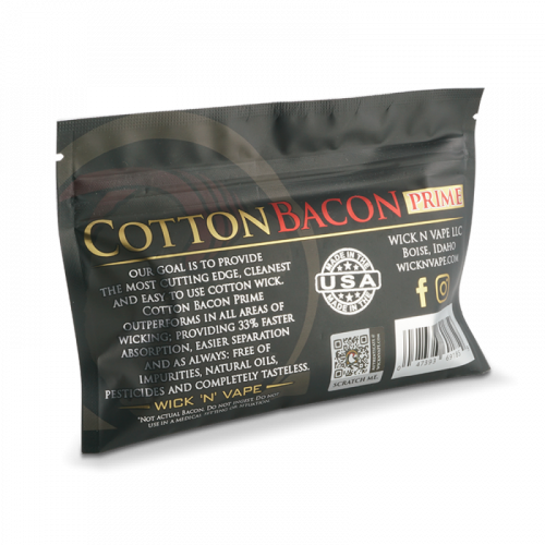 Cotton Bacon Prime - Wick N Vape en pièces détachées  | Cigusto | Cigarette electronique, Eliquide