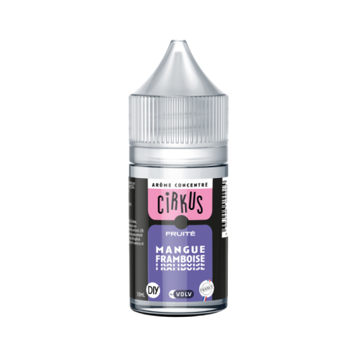 Concentré MANGUE FRAMBOISE - Cirkus Authentic - 30 ml | Cigusto | Cigarette electronique, Eliquide