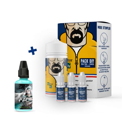 Pack DIY Shiva Green 230 ml 50/50 - Doctor DIY| Cigusto | Cigusto | Cigarette electronique, Eliquide