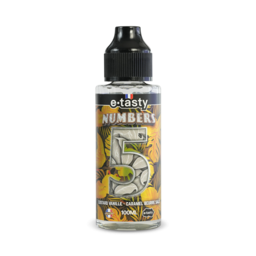 E-liquide Numbers 5 E-tasty en flacon de 100 ml, e-liquide gourmand Numbers 5 | CigustoLiquide fruité 100ml Numbers5  ETasty | Cigusto Ecigarette | Cigusto | Cigarette electronique, Eliquide
