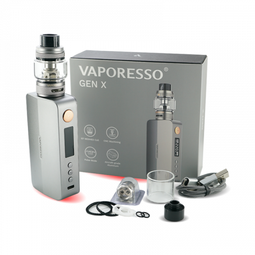 Kit GEN X Vaporesso 220W avec Box GEN X Vaporesso + clearomiseur NRG S | Cigusto | Cigarette electronique, Eliquide