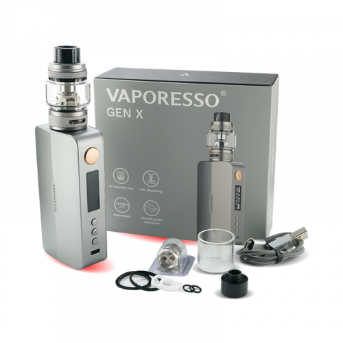 Kit GEN X Vaporesso 220W avec box GEN X Vaporesso et clearomiseur NRG S | Cigusto | Cigusto | Cigarette electronique, Eliquide