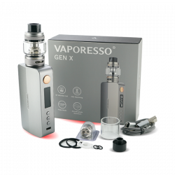 Kit GEN X Vaporesso 220W avec Box GEN X Vaporesso + clearomiseur NRG S | Cigusto | Cigarette electronique, Eliquide