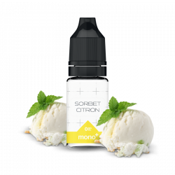 E Liquide SORBET CITRON 10 ml - Mono+