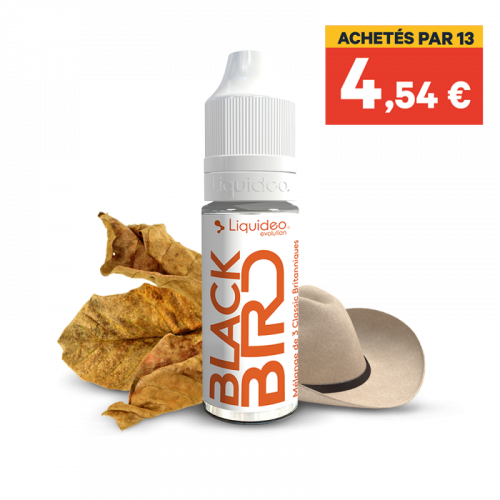 E Liquide Black Bird Evolution 10 ML Liquideo 6 taux de Nicotine | Cigusto | Cigarette electronique, Eliquide