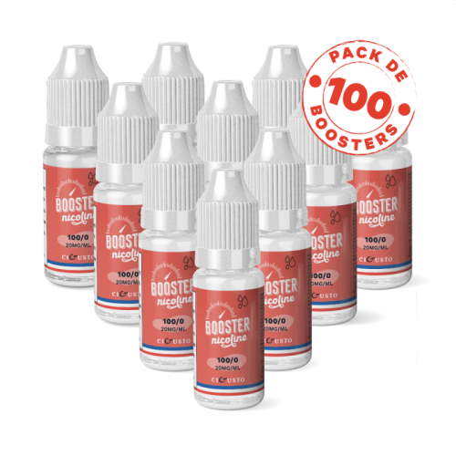 Pack de 100 Boosters CIGUSTO - 100/0 - 10 ml 20 mg | Cigusto | Cigarette electronique, Eliquide