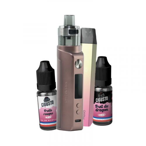 Pack Ecigarette Intense Je passe à la vape Fruité Cigusto | Cigusto | Cigarette electronique, Eliquide