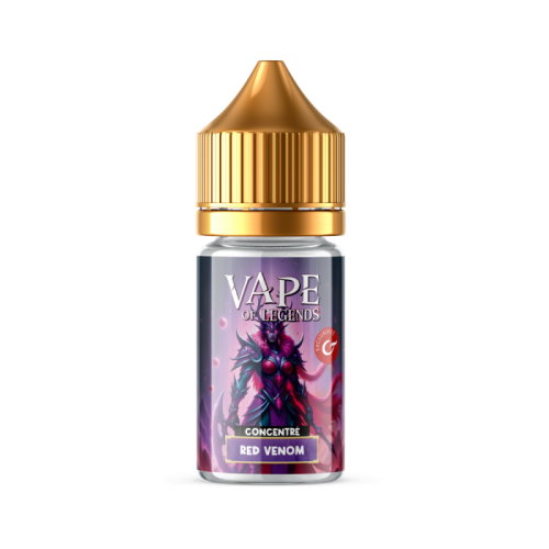 Concentré RED VENOM 30 ml de la marque Vape of Legends x Cigusto | Cigusto | Cigarette electronique, Eliquide