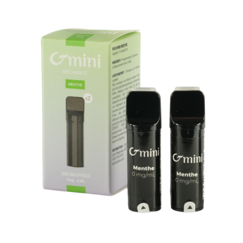 Cartouche pré remplie G Mini eliquide Menthe avec sdn de Cigusto | Cigusto | Cigarette electronique, Eliquide