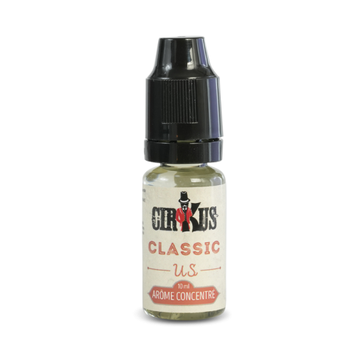 Arôme Cirkus Classic US VDLV  0 mg Classic 0/0 France 0 mg | Cigusto | Cigarette electronique, Eliquide