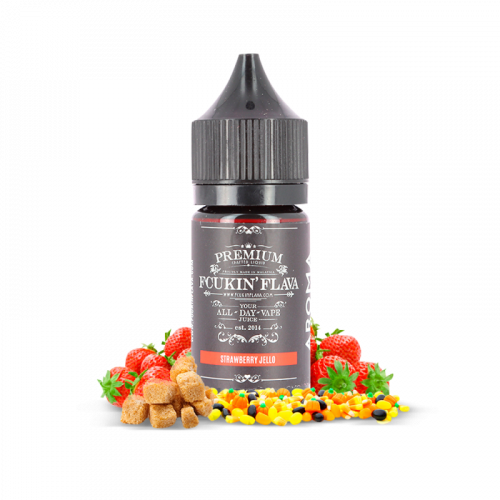 Concentre DIY Strawberry Jello 30ml Fuckin Flava | Cigusto | Cigarette electronique, Eliquide