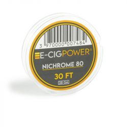 Bobine de fil Ni80 de E-Cig Power, fil Ni80 24, 26 ou 28 gauges | Cigusto | Cigusto | Cigarette electronique, Eliquide