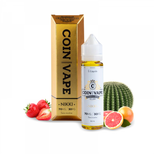E liquide Nikki Coin Vape 50 ml - SAVOUREA nicotine 0mg | Cigusto | Cigarette electronique, Eliquide