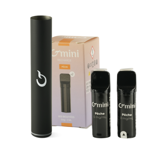 Kti Batterie ecigarette G Mini + 2 cartouches saveur Pêche | Cigusto | Cigarette electronique, Eliquide