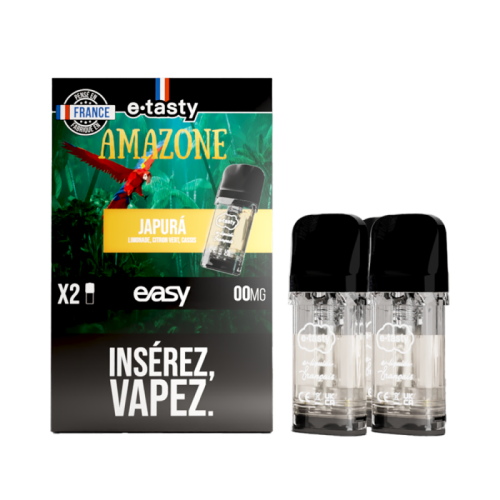 Cartouche Pod EASY Japura 2 ml en sel de nicotine de E Tasty | Cigusto | Cigarette electronique, Eliquide