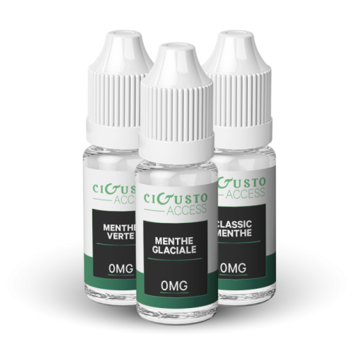 Pack 3 liquides Mentholé - Cigusto Access | Cigusto | Cigarette electronique, Eliquide