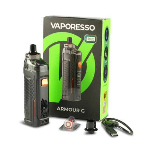 Kit cigarette électronique ARMOUR G batterie intégrée de Vaporesso | Cigusto | Cigarette electronique, Eliquide