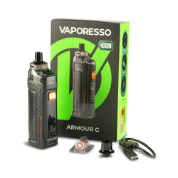 Kit cigarette électronique ARMOUR G batterie intégrée de Vaporesso | Cigusto | Cigarette electronique, Eliquide