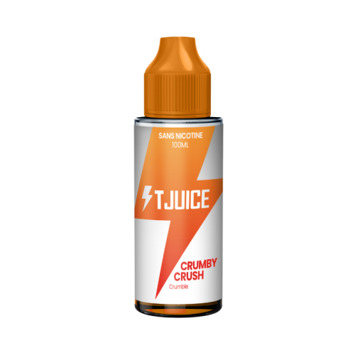 E Liquide fruité Crumby Crush en format 100 ml à booster de T Juice | Cigusto | Cigarette electronique, Eliquide