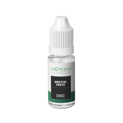 E Liquide Menthe verte en flacon de 10 ml de la gamme Cigusto Access | Cigusto | Cigarette electronique, Eliquide