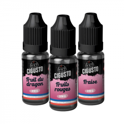 Pack DECOUVERTE FRUITE 10 ml - Cigusto