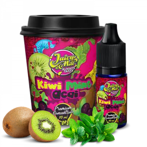Concentré Kiwi Mint Acial 10ml - JUICY MILL | Cigusto | Cigarette electronique, Eliquide