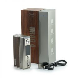 Mod Box Voopoo Drag 4 double accus 18650, mod box en bois cuir et alliage de zinc | Cigusto | Cigusto | Cigarette electronique, Eliquide