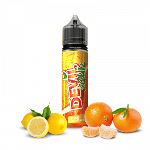 E liquide Citron Mandarine 50ml - DEVIL SQUIZ Nicotine 0mg | Cigusto | Cigarette electronique, Eliquide