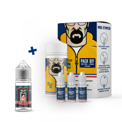 Pack DIY Le Rubis 230 ml 50/50 - Doctor DIY | Cigusto | Cigarette electronique, Eliquide