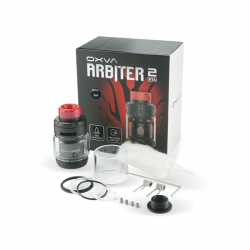 Atomiseur reconstructible Arbiter 2 RTA 26 mm Oxva | Cigusto | Cigusto | Cigarette electronique, Eliquide