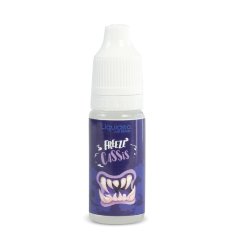 E Liquide Cassis Freeze 10 ML Liquideo 4 taux de nicotine | Cigusto | Cigarette electronique, Eliquide