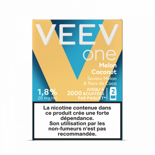 Cartouches pour Pod Veev One - 1,8% - Melon Coconut | Cigusto | Cigarette electronique, Eliquide