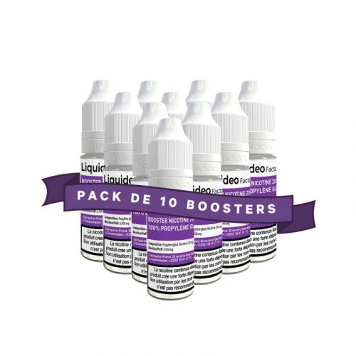 Pack de 10 Boosters de Nicotine 100/0 - Liquideo | Cigusto | Cigarette electronique, Eliquide