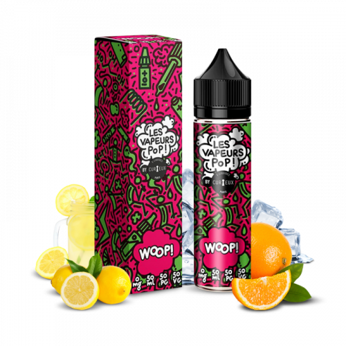 E liquide Woop Les Vapeurs Pop 50ml - CURIEUX  Nicotine 0mg | Cigusto | Cigarette electronique, Eliquide