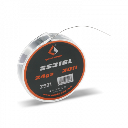 Bobine de fil SS316L de Geekvape, fil SS316L 24, 26 ou 28 gauges | Cigusto | Cigusto | Cigarette electronique, Eliquide