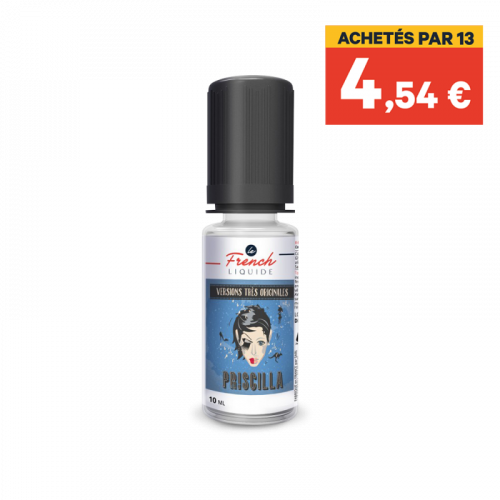 Eliquide Priscilla 10ml - FRENCH LIQUIDE 4 taux de nicotine | Cigusto | Cigarette electronique, Eliquide