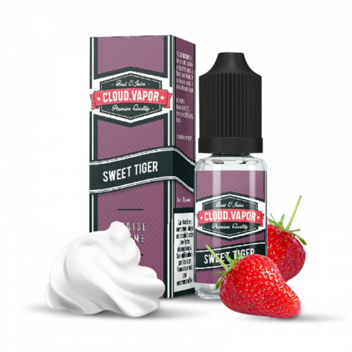 SWEET TIGER  CLOUD VAPOR  0ml  6 mg Gourmand 50/50 France 6 mg | Cigusto | Cigarette electronique, Eliquide