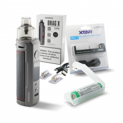 Pack Drag X Voopoo - Kit Pod DRAG X - Acccu 18650| Cigusto | Cigusto | Cigarette electronique, Eliquide