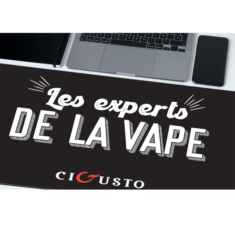 Tapis CIGUSTO - Les experts de la vape - 60x30cm