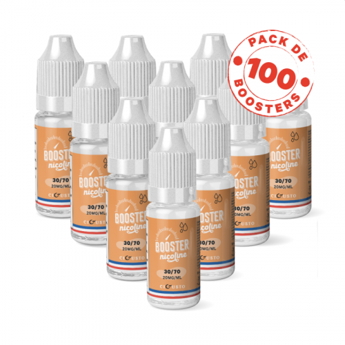 Pack de 100 Boosters CIGUSTO - 30/70 - 10 ml 20 mg | Cigusto | Cigarette electronique, Eliquide