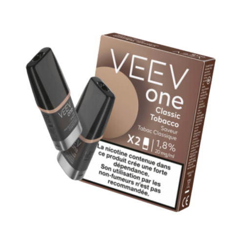 Cartouche pré remplie eliquide Veev One Classic Tobacco 20 mg | Cigusto | Cigarette electronique, Eliquide