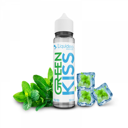 E Liquide Green Kiss Evolution Fresh 50 ML Liquideo Nicotine 0g | Cigusto | Cigarette electronique, Eliquide