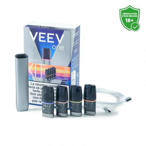 Kit e cigarette VEEV ONE par Veev - 4 cartouches incluses | Cigusto | Cigarette electronique, Eliquide