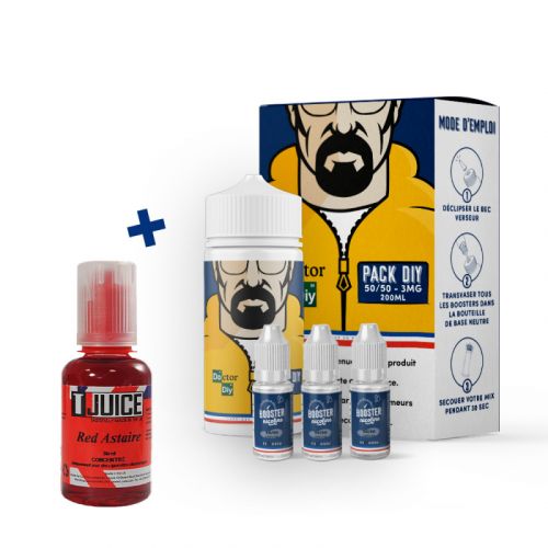 Arôme DIY Red Astaire + Pack Doctor DIY 50/50 | Cigusto | Cigusto | Cigarette electronique, Eliquide