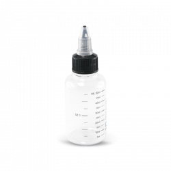 Flacon plastique PET 60 ml gradué