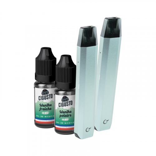 Pack Ecigarette Je Passe à la Vape Regular Menthe - Cigusto | Cigusto | Cigarette electronique, Eliquide