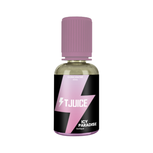 Arôme Concentré Icy Paradise en format 30 ml de la marque T Juice | Cigusto | Cigarette electronique, Eliquide