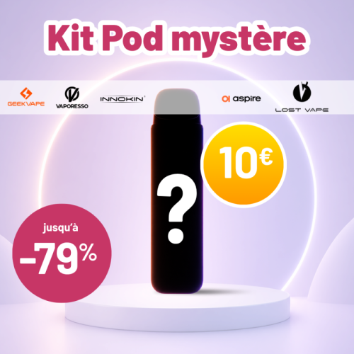 Kit Pod Mystère parmi une sélection de modèles de différentes marques | Cigusto | Cigarette electronique, Eliquide